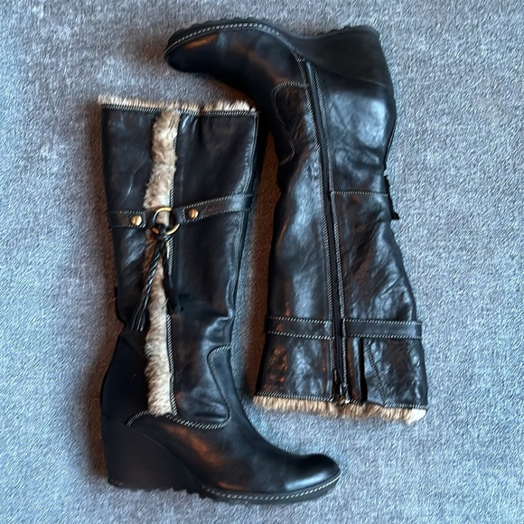 Rare Manas Design Leather Boots - Picture 5 of 16